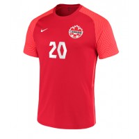 Camisa de time de futebol Canadá Jonathan David #20 Replicas 1º Equipamento Mundo 2022 Manga Curta